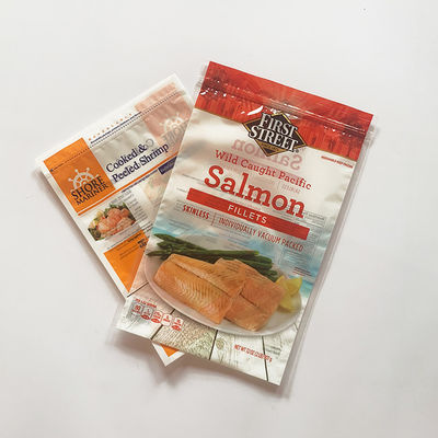 Bolsa de empaquetado de color salmón que se puede volver a sellar del paquete de vacío del bolso de la cremallera de PET/PE