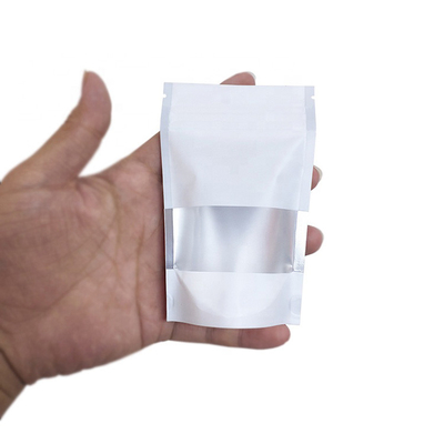 Los bolsos de encargo de Mylar de la bolsa del soporte del k de la impresión para arriba huelen la prueba Mini With Window
