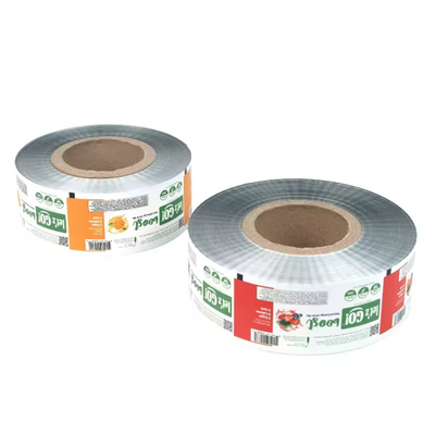 Impresión a medida Embalaje automático de bolsas de plástico laminado de aluminio laminado de película de papel de papel galletas Embalaje de alimentos