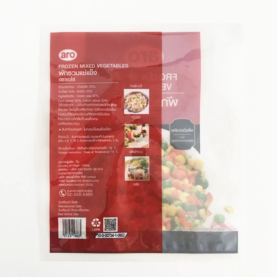 Para el embalaje de alimentos Bolsas selladas de tres lados Bolsas de embalaje de frutas y verduras congeladas Bolsas de plástico al vacío