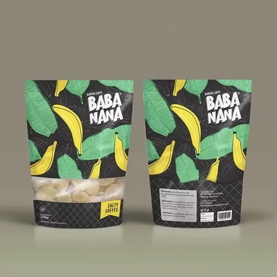 Envase de frutas secas envasado en bolsas de plástico con logotipo personalizado