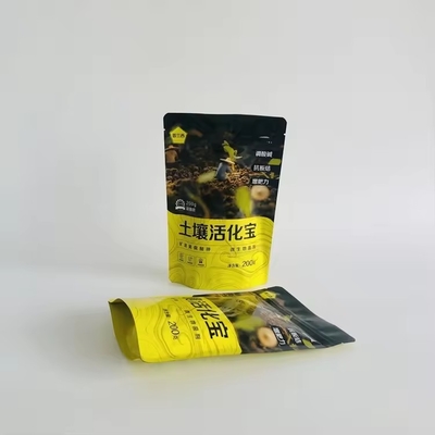 Impresión personalizada de grado alimenticio cerrojo brillante resistente a la humedad caramelo autoportante cerrojo embalaje bolsas de plástico