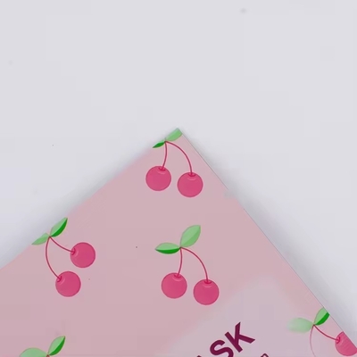 Bolsa hecha a medida de aluminio puro de 3 lados, sellada por calor, bolsa de papel de aluminio, máscara, bolsa de embalaje cosmético.