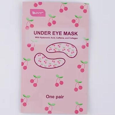 Bolsa hecha a medida de aluminio puro de 3 lados, sellada por calor, bolsa de papel de aluminio, máscara, bolsa de embalaje cosmético.