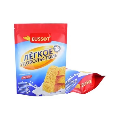 Impresión personalizada de papel aluminizado biodegradable a prueba de olor embalaje de galletas de papel kraft bolsas de bolsillo de cierre