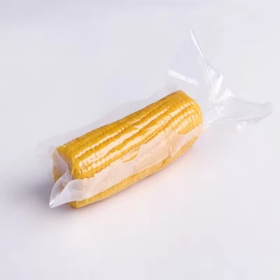 Casa Almacenamiento Bolsas de vacío de plástico de nylon transparente para alimentos para el embalaje Frutas de maíz dulce