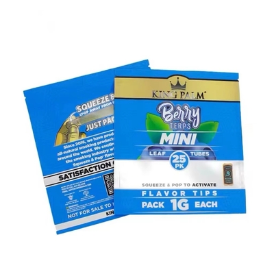 Impresión digital 3.5g 7g 14g 28g Bolsas anti-olor de Mylar a prueba de niños de aluminio de papel resealable Bolsas de sellado de tres lados