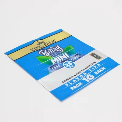 Impresión digital 3.5g 7g 14g 28g Bolsas anti-olor de Mylar a prueba de niños de aluminio de papel resealable Bolsas de sellado de tres lados