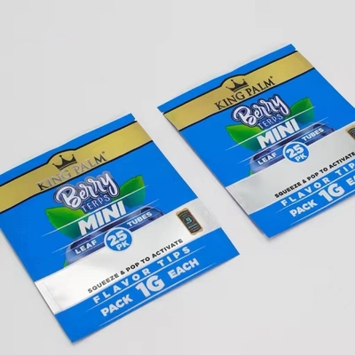 Impresión digital 3.5g 7g 14g 28g Bolsas anti-olor de Mylar a prueba de niños de aluminio de papel resealable Bolsas de sellado de tres lados