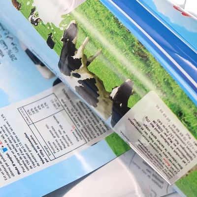Película de plástico laminada de aluminio flexible para envases alimenticios para leche, especias, en polvo, envasado de té, película de sellado de azúcar
