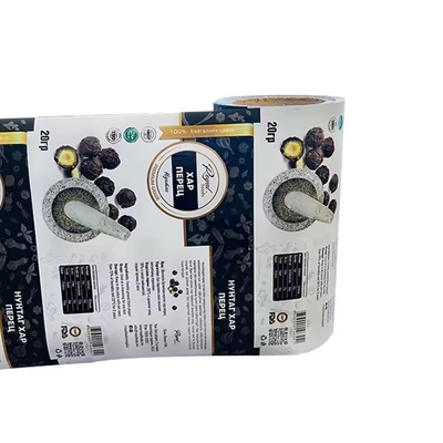Envases de plástico de aluminio para alimentos con película de papel para Taro Tomato Envases de papas fritas