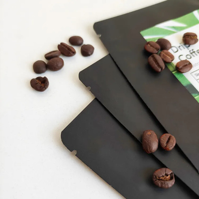 Impresión digital de 3 lados sellado bolso plano bolso para filtro de goteo de café embalaje colgando oídos bolsa de café