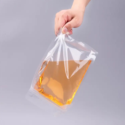 Envasado de plástico de fondo plano de ocho lados, sello transparente, cerradura con cremallera, frutas secas, alimentos, envases de arroz, bolsas de plástico