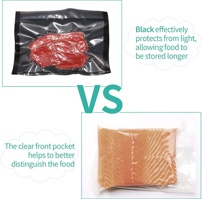 Bolsas de sellador de vacío para alimentos, bolsas de sellador de alimentos de almacenamiento de vacío biodegradable impresas a medida