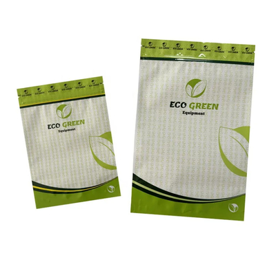 Embalaje de semillas de chía impreso a medida Bolsa de ziplock de Mylar Embalaje de fertilizante de aluminio Bolsas de papel de aluminio