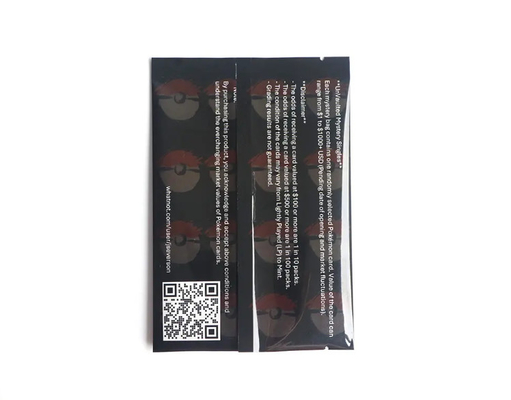 Diseños personalizados Embalaje de alimentos Bolsas de sello trasero Precio al por mayor Bolsa Mylar de sello central sellado por calor