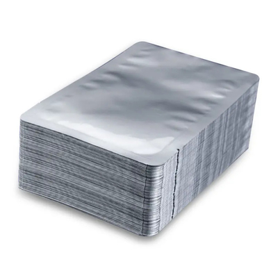Calidad de alimento de plata autoclave de vacío de calor sellable de aluminio plano de papel Mylar bolsa de apertura superior de embalaje de alimentos a granel Retort bolso de almacenamiento