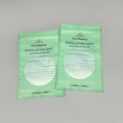 Guantes transparentes y transparentes Embalaje Bolsa de cremallera congelada para guantes Cosméticos Bolsas de plástico Mylar con cremallera sello de tres lados