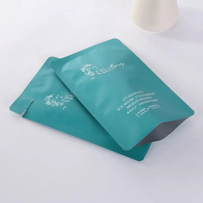 Bolsas pequeñas de muestra de plástico de papel de aluminio 3 lados sellados bolso de bolsa plana para loción de cuidado de la piel