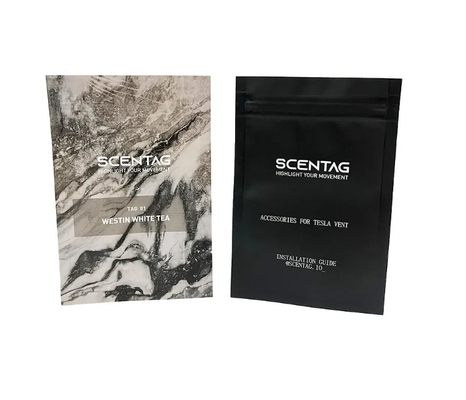 Bolso de sello de 3 lados con logotipo personalizado de venta al por mayor Bolso de embalaje sellado por calor de nueces de café alimentos de hoja de té blanca Bolso de embalaje sellado por calor
