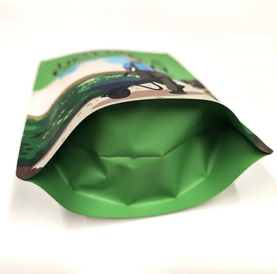 Bajo MOQ Bolsas personalizadas de bolsillo con cerradura de cremallera para almacenamiento de paquetes de alimentos Bolsa Mylar