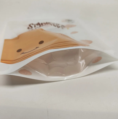 Bolsas de embalaje de galletas de plástico impresas a medida con cerradura de cerradura Chips de plátano Bolsa de embalaje de galletas