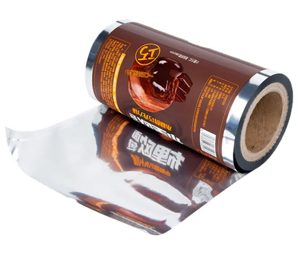 Logotipo personalizado Película de alta barrera Bopp / Cpp Roll Snack Chips de galletas Película de embalaje Pan Patata Chips Barras de chocolate Película de embalaje Roll