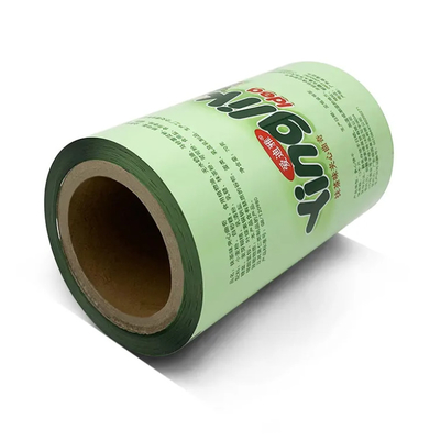 Calidad alimenticia Embalaje flexible Película laminadora PET Película laminada de plástico Forma de rollo Impreso A prueba de humedad Blanda personalizada