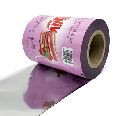 Calidad alimenticia Embalaje flexible Película laminadora PET Película laminada de plástico Forma de rollo Impreso A prueba de humedad Blanda personalizada