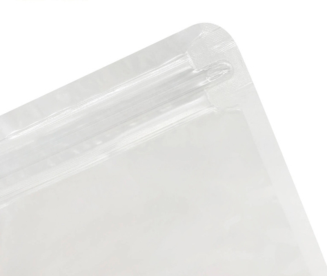 Fabrica OEM Almacenamiento de alimentos personalizado Bolsas de sello de vacío de nylon con doble cremallera en relieve