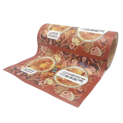 Embalaje automático película de plástico biodegradable fichas de película de rollo bolsa de película de plástico para refrigerio