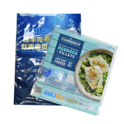 Venta al por menor Bolsa de envasado al vacío de nylon/PET Bolsas de envasado al vacío de carne y verduras Bolsas de vacío Almacenamiento de alimentos Sello térmico Envasado al vacío compuesto
