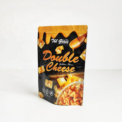 Impresión a medida Bolsa de embalaje de maíz de bocadillos sellable por calor Bolsa de embalaje de plástico laminado AL Embalaje de alimentos Bolsa de pie