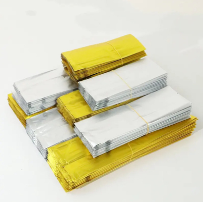 Diseño personalizado Impresión de papel de aluminio Mylar Stand Up Bolsa de sello caliente de lado bolsas de guarnición de alimentos Bolsa de embalaje de té Bolsa con logotipo