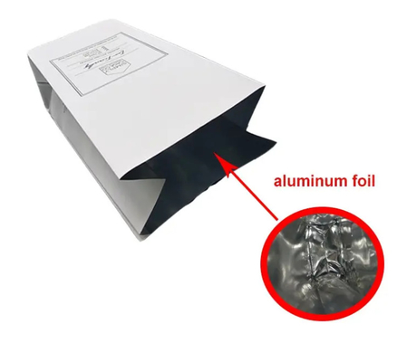 Impresión personalizada de papel de aluminio Reutilizable Cerradura unidireccional de la válvula de lado sostenible Gusset de café té alimentos bolsas de plástico de embalaje