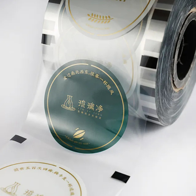 Película de sellado de taza de té de burbuja desechable de alta calidad para taza de té de leche