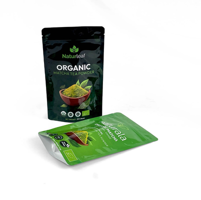 Bolsa de pie personalizada Embalaje de alimentos Frutas secas Bocadillos Bolsa de caramelo Bolsa de plástico laminado de aluminio