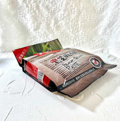 OEM Tamaño personalizado BOPP Side Gusset Bolsa de aluminio con revestimiento de papel de aluminio de color Impreso de sésamo bolsas de embalaje de alimentos Material de PE térmico