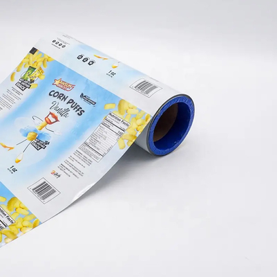 Envase de papel laminado de aluminio plástico para alimentos de embalaje flexible de película para Taro Tomato Embalaje de papas fritas
