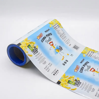Envase de papel laminado de aluminio plástico para alimentos de embalaje flexible de película para Taro Tomato Embalaje de papas fritas
