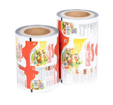 Impresión a medida Película de embalaje automática de papel de aluminio Impresión de pollo en polvo Condimento de bocadillos Fritas de comida Película de rollo de embalaje