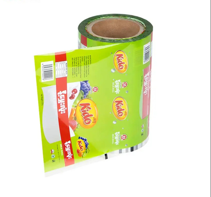 Embalaje de alimentos personalizado Rollo de película de plástico Nachos Pita Chips Alimentos Rollo de película de embalaje flexible Rollo de película de plástico laminado automático
