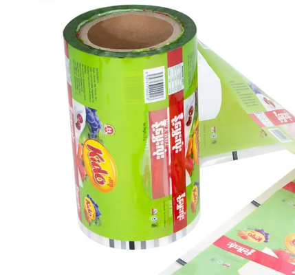 Embalaje de alimentos personalizado Rollo de película de plástico Nachos Pita Chips Alimentos Rollo de película de embalaje flexible Rollo de película de plástico laminado automático