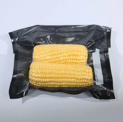 Bolsa de embalaje de alimentos con vacío en relieve sellable y segura en congelador