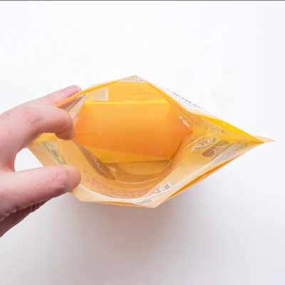 Bolsas de embalaje de alimentos congelados en pie reciclables asados fritos con cremallera