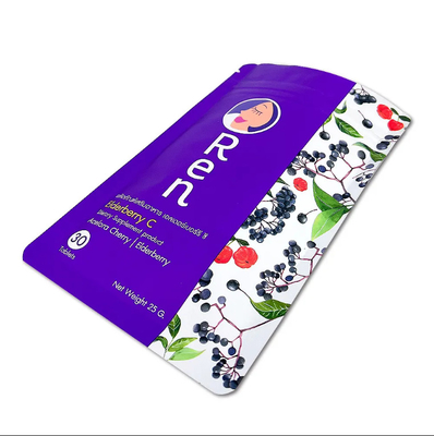 Bolsas de embalaje de bebidas en polvo de grado alimenticio de impresión personalizada bolsas de café con cremallera
