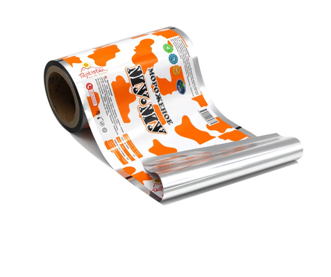 Película de rollo personalizada Embalaje de alimentos Reenrollamiento Película de embalaje flexible Embalaje automático Película de sellado térmico