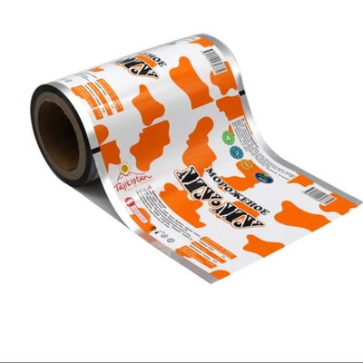 Película de rollo personalizada Embalaje de alimentos Reenrollamiento Película de embalaje flexible Embalaje automático Película de sellado térmico