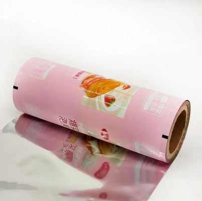 Impresión personalizada Envases de dulces para alimentos Película laminada de aluminio Poliéster laminado/VMCPP Película de envasado flexible de plástico