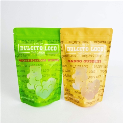 Bolsa de caramelos de calibre alimenticio con ventana transparente